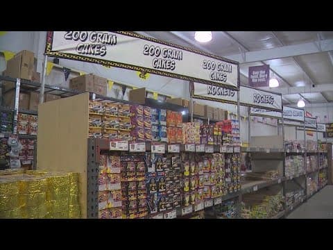 Fireworks go on sale around Houston ahead of Christmas, New Year's Eve