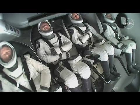 NASA hosts welcome for Expedition 72 astronauts at Space Center Houston