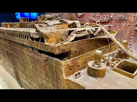 A look inside COSI's Titanic exhibit opening Saturday