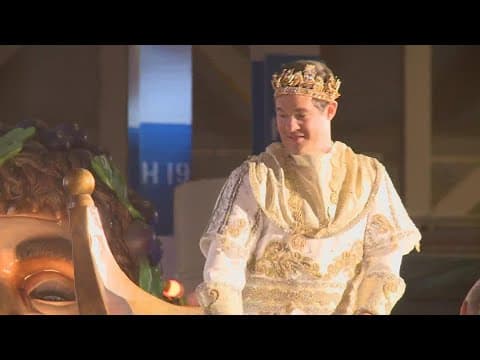 Bacchus King Adam Devine serenades the crowd