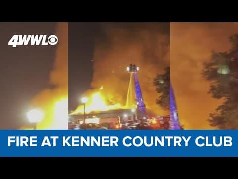 Chateau Country Club cart shack scorched by Saturday night fire