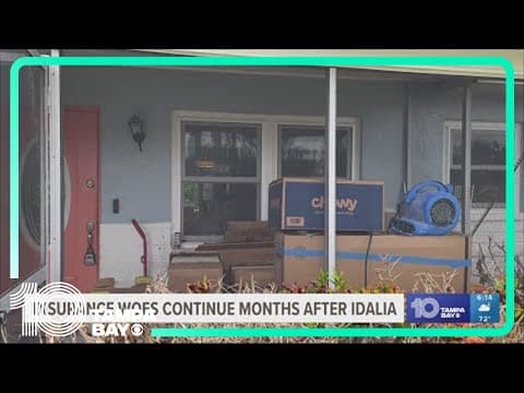 Cleanup, insurance woes continue months after Hurricane Idalia hits Florida