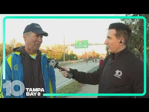 Thousands of runners show up bright and early for the annual Brandon Half Marathon and 5k