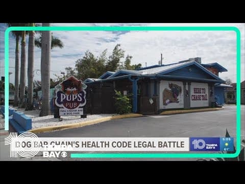 Florida dog bar chain deals with health code legal battle