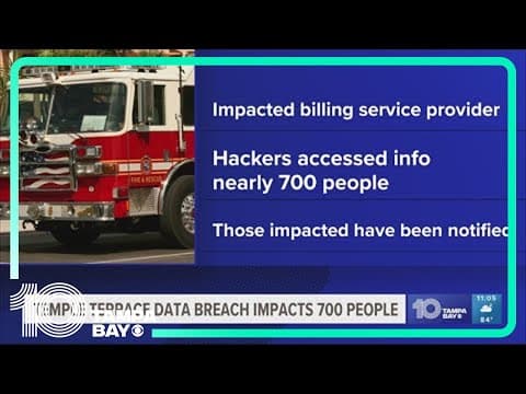 Temple Terrace Fire Department impacted by data breach, about 700 patients' data compromised