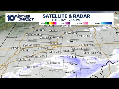 LIVE RADAR: Snow moving into parts of central Ohio
