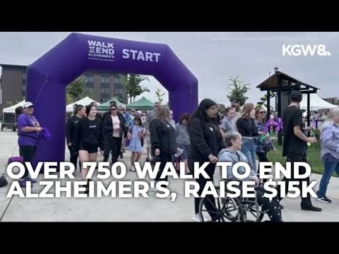 Oregon’s first Walk to End Alzheimer’s of 2025 draws hundreds to Salem’s Riverfront Park, raises $15