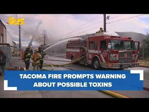 Crews respond to large fire at Tacoma automotive business
