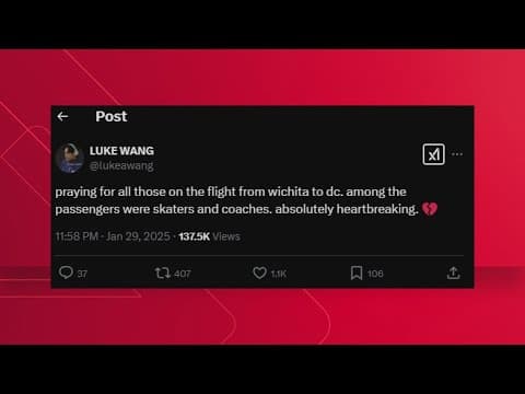 US Figure Skating, lawmakers react to midair collision in DC