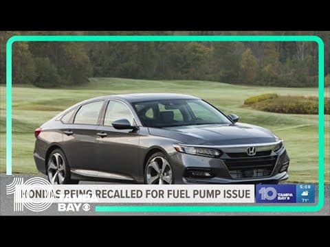 Drive a Honda or Acura? Over 2.5 million cars are under recall due to fuel pump defect