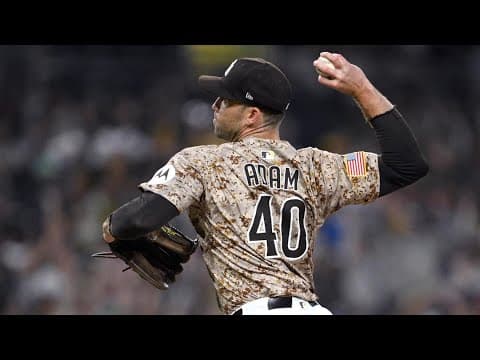 Padres pitcher Jason Adam finds out he made his first MLB All-Star game while singing at church