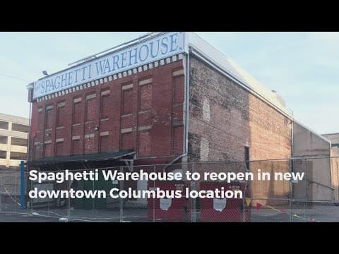 Spaghetti Warehouse to reopen in new downtown Columbus location this fall
