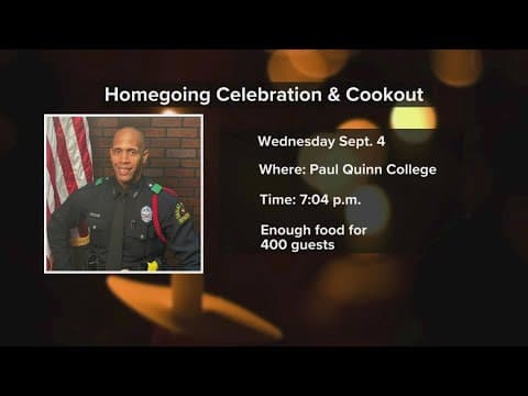 A memorial service is scheduled to honor a police officer killed on duty