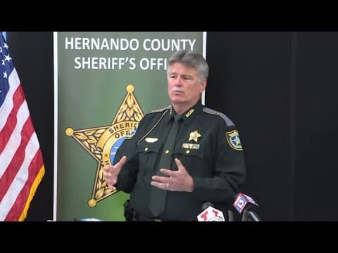 Hernando County sheriff details inmate death, crimes against children