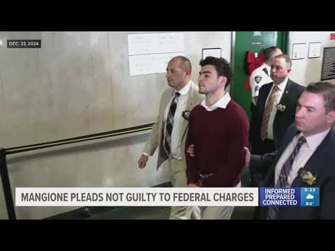 Mangione pleads not guilty to killing UnitedHealthcare CEO