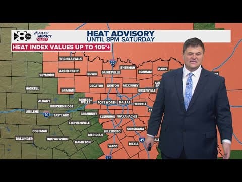 DFW Weather: Tracking serious heat and humidity heading into the weekend