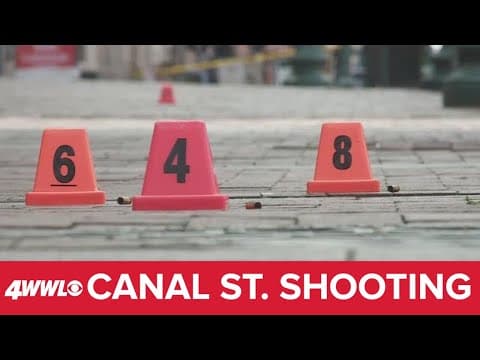 3 shot on Canal Street in New Orleans