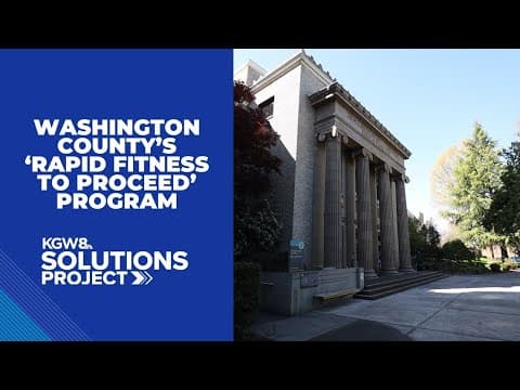 Washington County touts 'rapid' mental health evaluations for defendants in jail