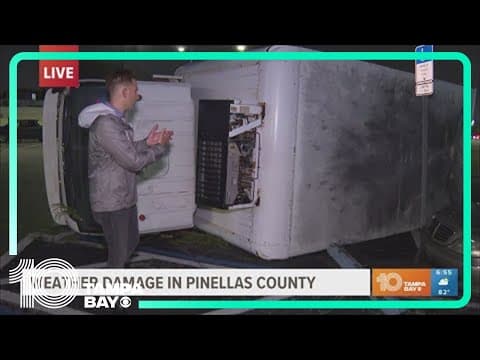 Pinellas County residents unhurt, left with heavy mess in storm aftermath
