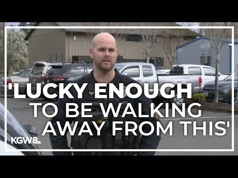 Tigard officer returns to duty after being hit by car