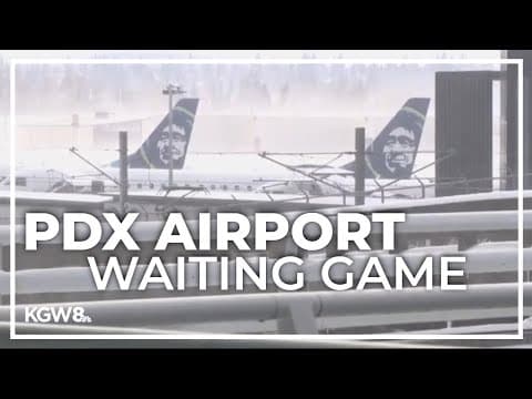 Creative waiting needed at the PDX amid historic snow storm
