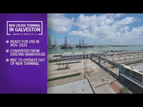 New fourth cruise terminal in Galveston to be home port for MSC Seascape