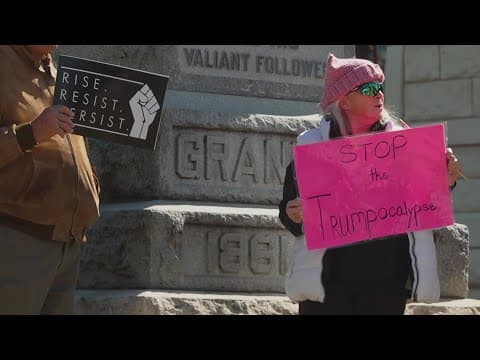 Presidents' Day prompts protests, even in conservative Hood County, Texas