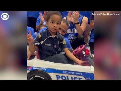 4-year-old becomes police officer for a day in Florida