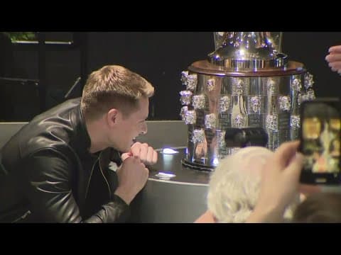 Josef Newgarden's likeness on Borg-Warner Trophy revealed