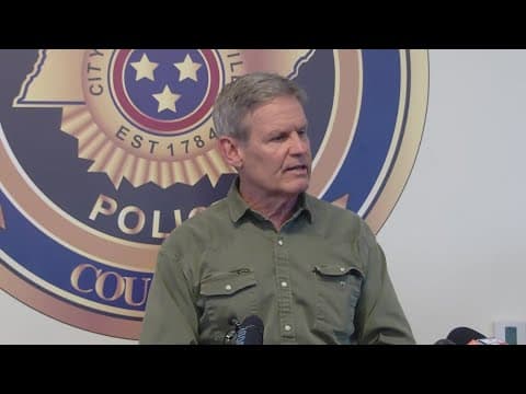 Gov. Bill Lee surveys damage in West Tennessee after severe flooding