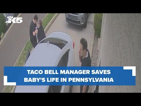 Taco Bell manager saves baby's life