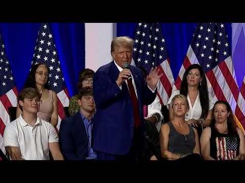 Donald Trump holds town hall in La Crosse, WI (Aug. 29, 2024)