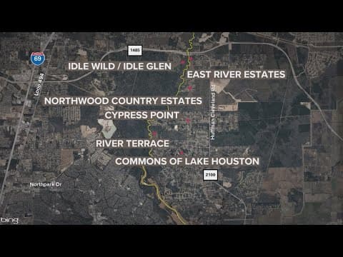 Team coverage: Parts of Harris County, Montgomery County under evacuation orders