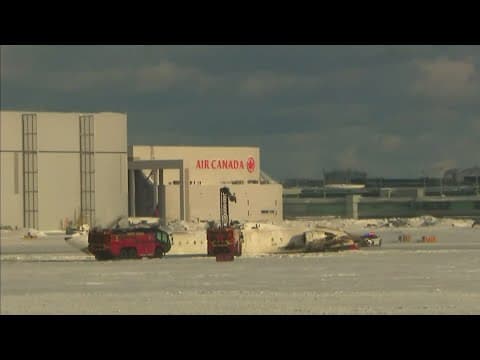 Toronto crash landing: Delta flight from Minneapolis flips upside-down