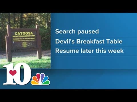 Search for man swept away at Catoosa Wildlife Management Area paused due to unsafe water conditions