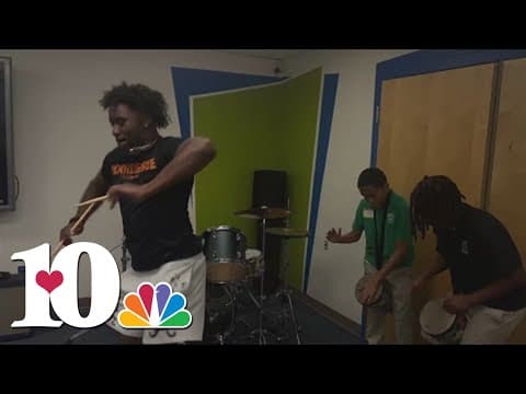 Tennessee Football plays tunes at the Joy of Music School