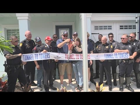 Retired Tampa police officer receives mortgage-free home