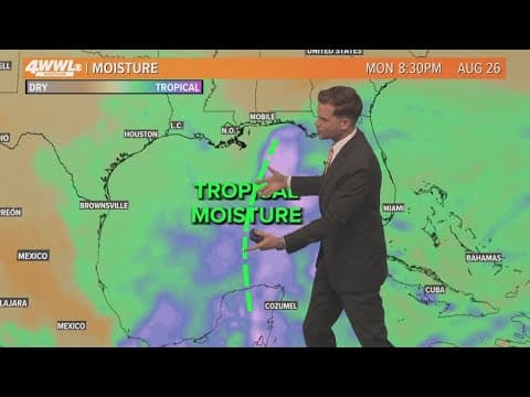 Friday 5 AM Tropical Update: Tropical moisture could bring rain to Gulf Coast