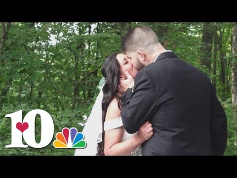 Bride and groom gifted a free wedding after bride diagnosed with second brain tumor