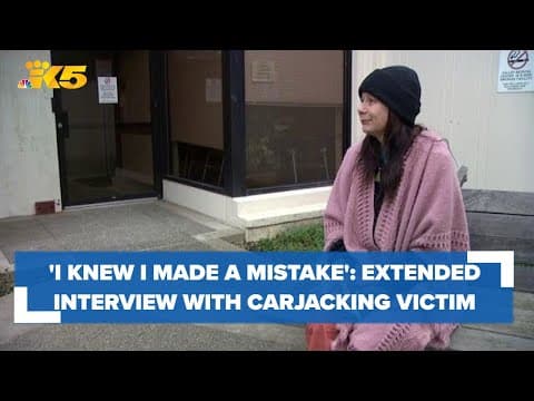 Carjacking victim talks about moments she and her husband were forced out of vehicle