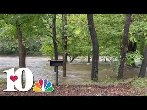 Flooding in Sevier County affects Pigeon River
