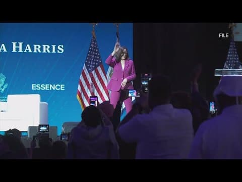 Kamala Harris arrives for Essence Appearance