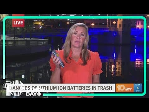 What are 'hot loads?': Tampa officials warn about types of batteries that can cause fires