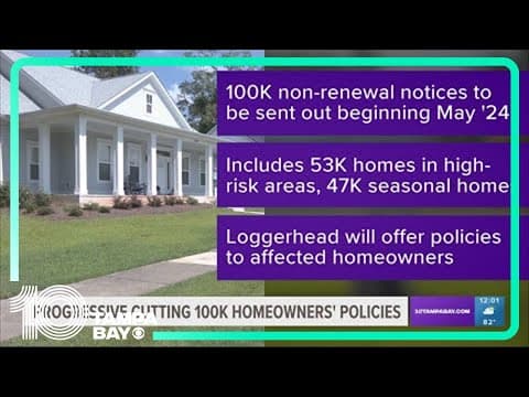 Progressive: Some Florida homeowners insurance policies will not be renewed due to 'changes'