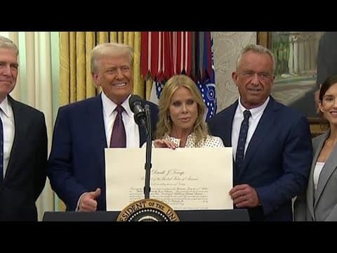 President Trump swears in Robert F. Kennedy Jr. as Health and Human Servies secretary