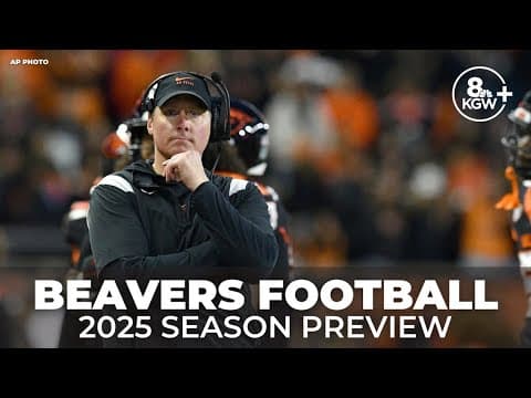 Oregon State coach Trent Bray previews 2025 football season
