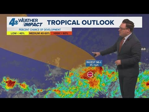 Wednesday 5 PM Tropical Update: Models expect Invest-96 to stay over open water