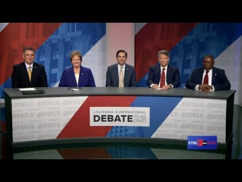 WWL-TV hosts 2023 Louisiana Gubernatorial Debate