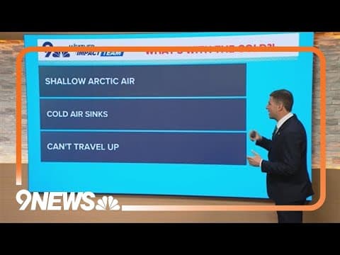 Why the top of Lookout Mountain was warmer than the base Tuesday morning