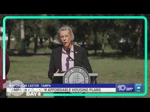 Tampa unveils new affordable housing plans